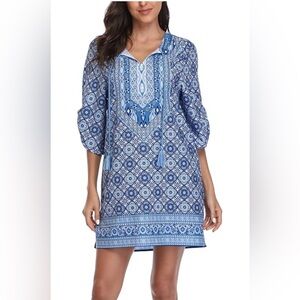 Urban Coco Blue Swim Cover-Up